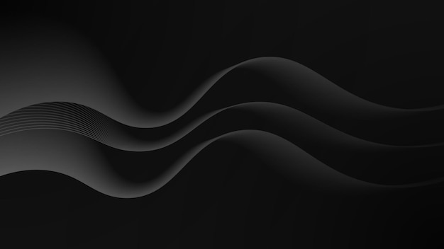 Abstract background of black elements Premium background for poster banner wallpaper