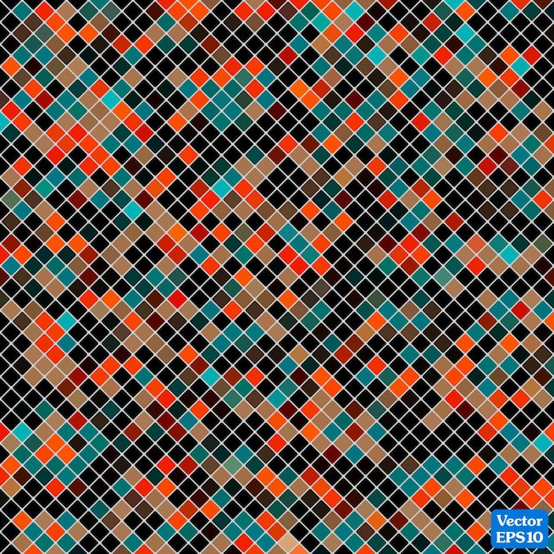 abstract background of colored mosaic for your purposes in design