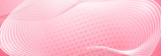 abstract background of halftone dots and curved lines
