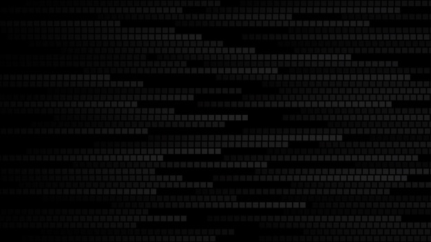 abstract background of small squares or pixels in shades of black and gray colors