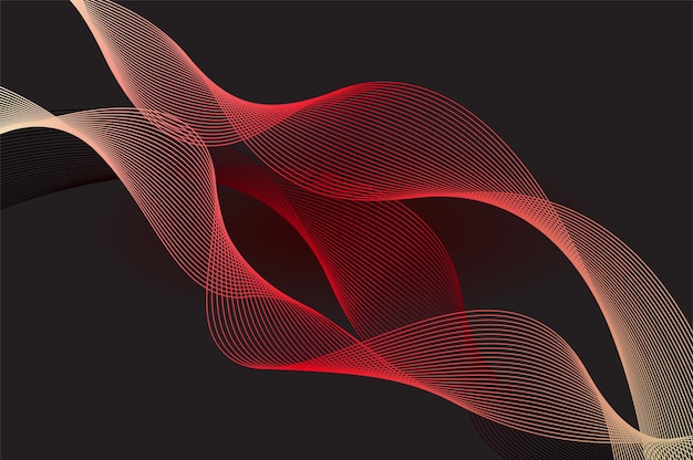 Abstract background using a collection of irregular lines