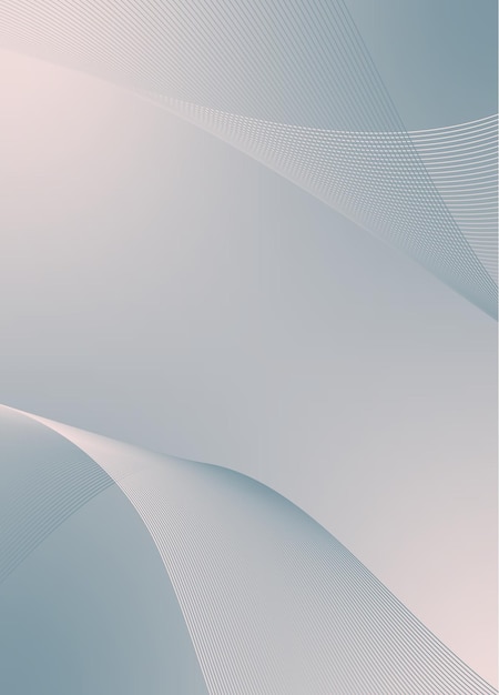 Abstract background vector with dynamic waves network or wavy lines Premium stripe texture banner