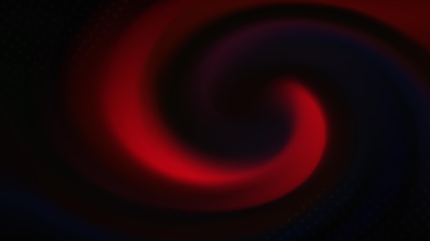 Abstract background with a red swirl vortex on a dark backdrop