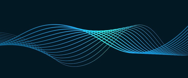 abstract background with circles of dots line.