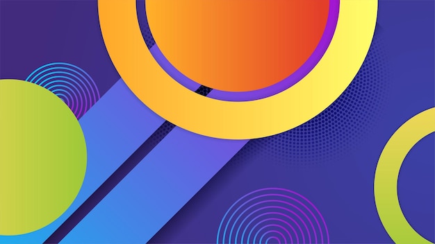 abstract background with colorful geometric shapes trendy gradient geometric pattern background texture minimal color gradient background template for poster certificate presentation landing page