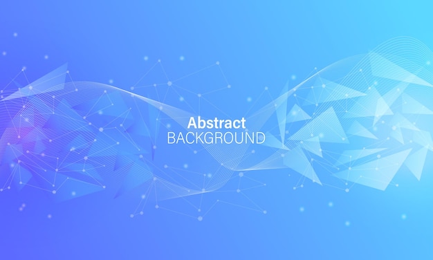 abstract background with glass shape