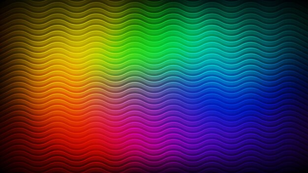 Abstract background with pattern of wavy lines