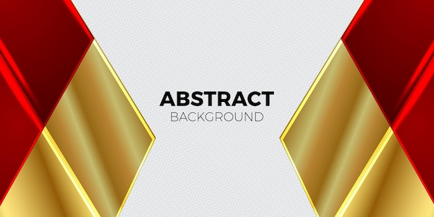 Abstract background with red shapes design