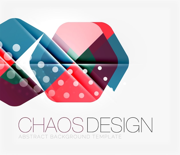 Abstract background with round shapes