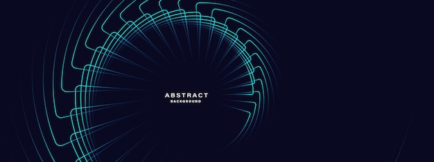 Abstract background with spiral circle lines