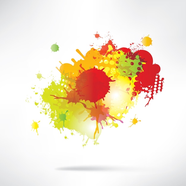Abstract background with splash