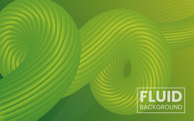 Abstract banner of colorful fluid wave background