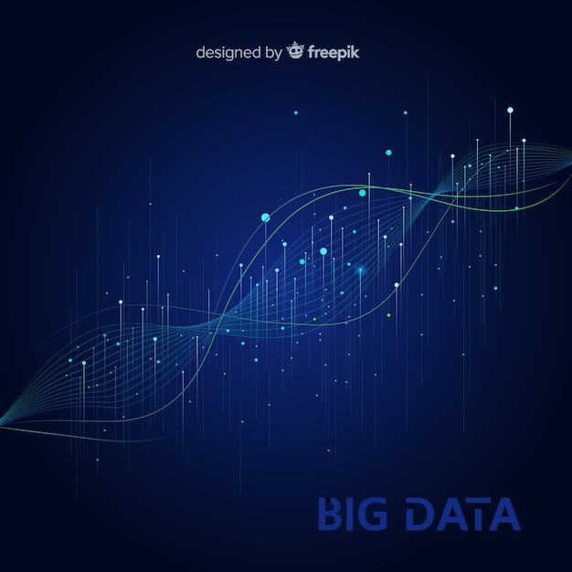 Abstract big data background