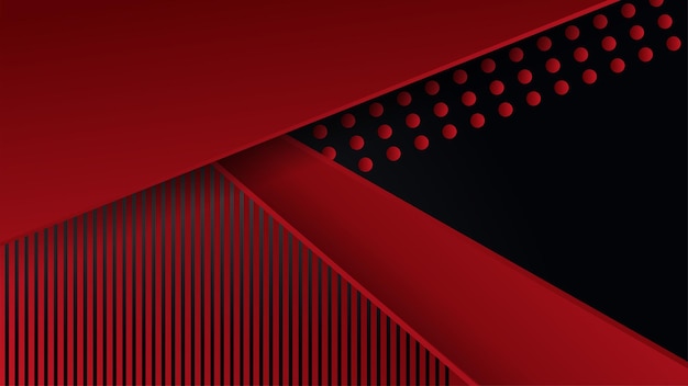 Abstract black and red background