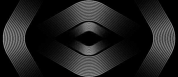 Abstract black and white illustration of a diamond background