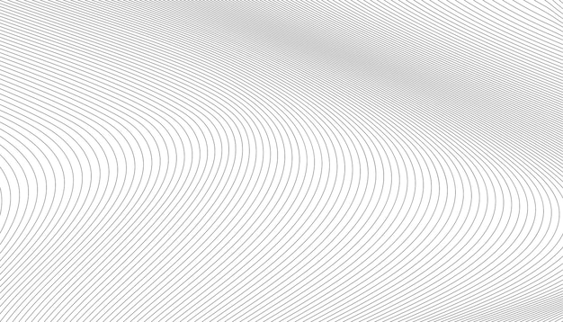Abstract black and white wave background