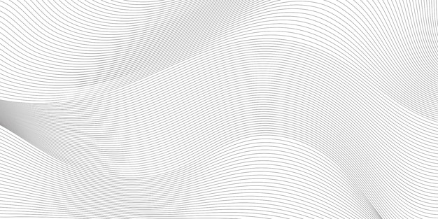 Abstract black and white wave background