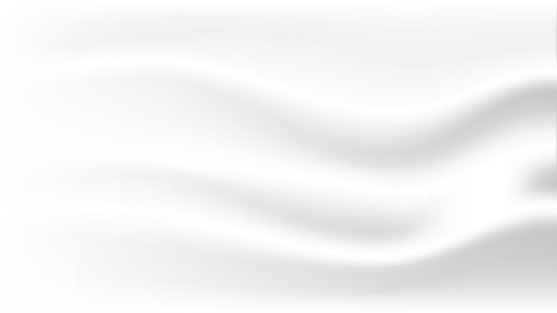 abstract blank white soft creased satin fabric folding texture background for decorative design