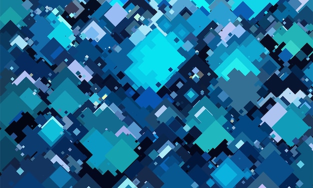 Abstract Blue Diamond Pattern