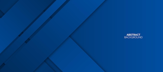 Abstract Blue Geometric Background