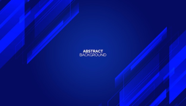 Abstract blue geometric background