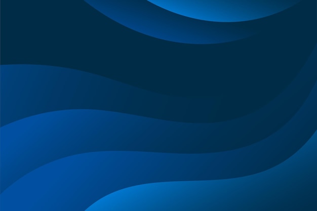 abstract blue gradient background with wave shape