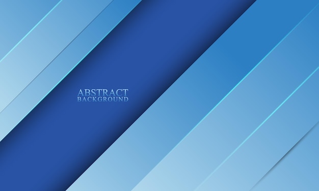 Abstract blue gradient stripes Vector illustration
