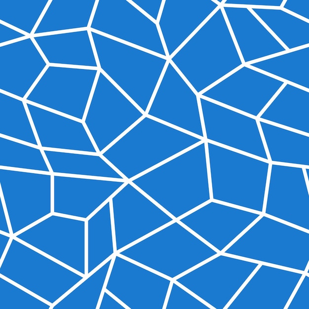 Abstract blue polygon background endless design Vector seamless geometric pattern