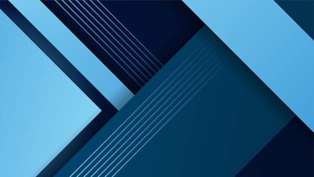 Abstract blue shapes background with line square and modern technology geometric pattern Vector abstract graphic design banner pattern presentation background web template