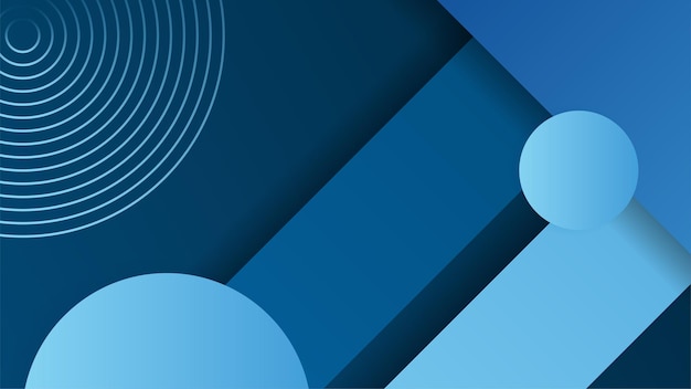 Abstract blue shapes background with simple and modern technology geometric pattern Vector abstract graphic design banner pattern presentation background web template