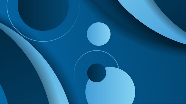 Abstract blue shapes background with simple and modern technology geometric pattern Vector abstract graphic design banner pattern presentation background web template
