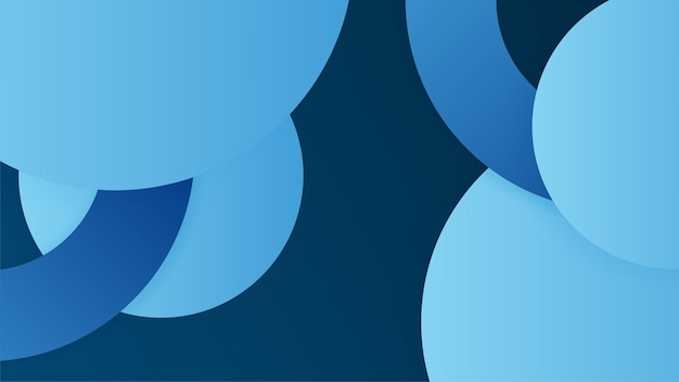 Abstract blue shapes background with simple and modern technology geometric pattern Vector abstract graphic design banner pattern presentation background web template