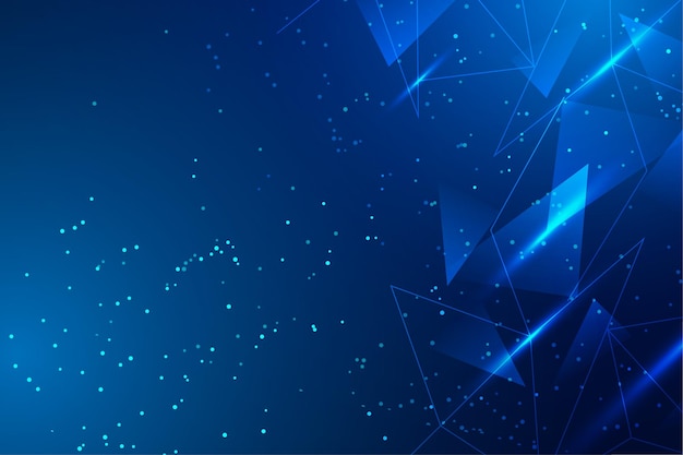 Abstract blue space background