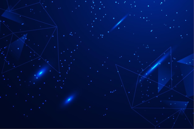 Abstract blue space background