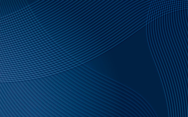 abstract blue technology background with curve overlapped stock illustration