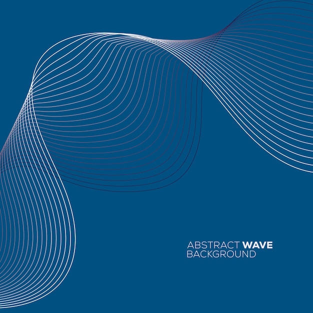 abstract blue wave background