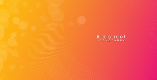 Abstract bokeh background design Gradient bokeh background Yellow gradient background Geometric
