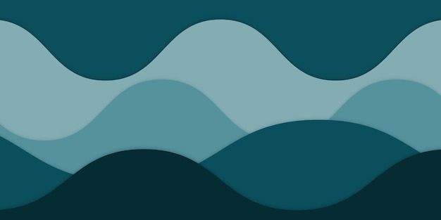 Abstract Bright Green Wavy Background Perfect for Web Banners