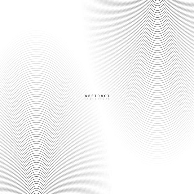 Abstract circle pattern sound wave monochrome graphic