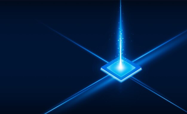 Abstract circuit board Light out technology background Hitech communication concept