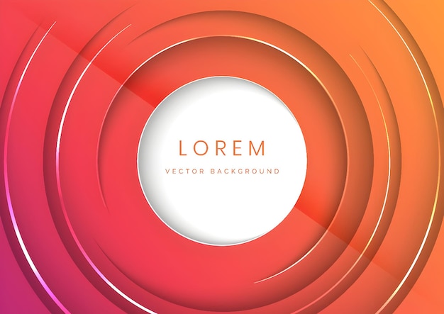 abstract circular background with light and shadow effect