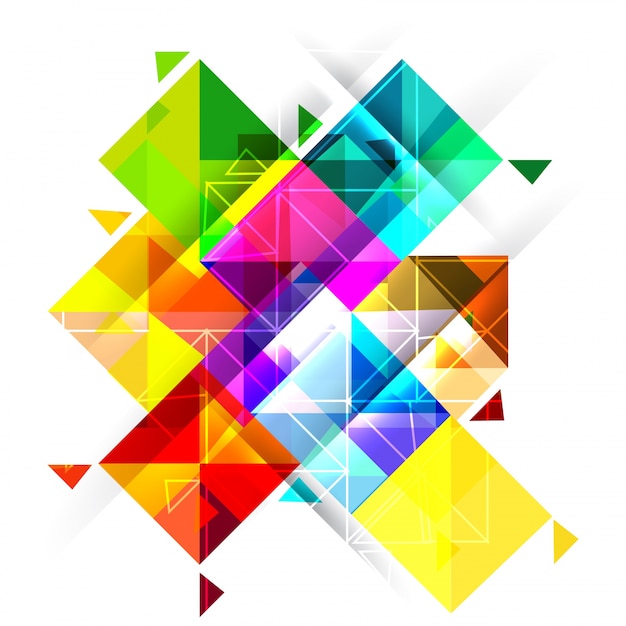 abstract colorful background with squares.