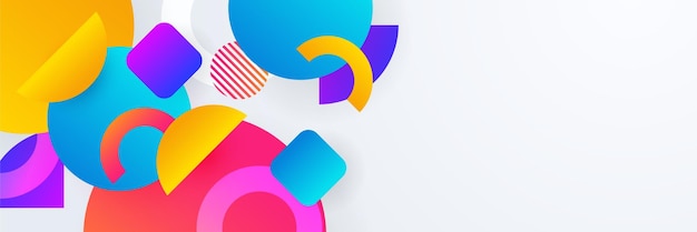 abstract colorful banner background color gradient abstract background with dynamic wave line effect vector abstract graphic design banner pattern background web template