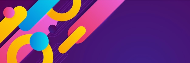 abstract colorful banner background color gradient abstract background with dynamic wave line effect vector abstract graphic design banner pattern background web template