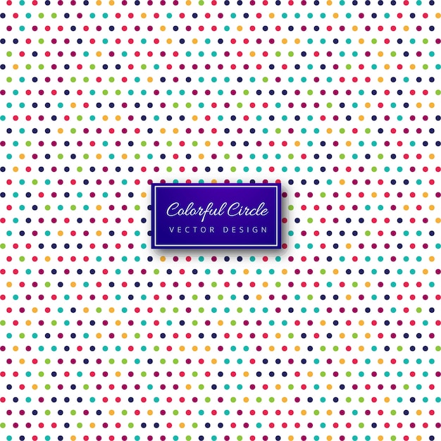 abstract colorful dots pattern illustration design