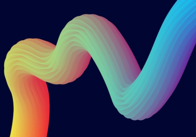 abstract colorful fluid background