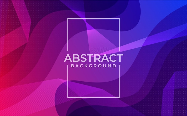 Abstract Colorful Geometric Background Fluid Shapes composition