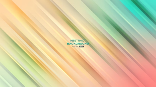 Abstract colorful geometric background with dynamic gradient shapes lines and light