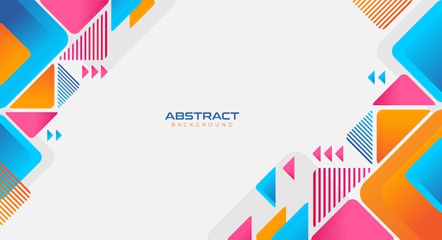 Abstract colorful geometric background