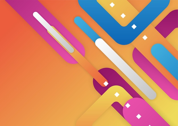 abstract colorful geometric shapes background